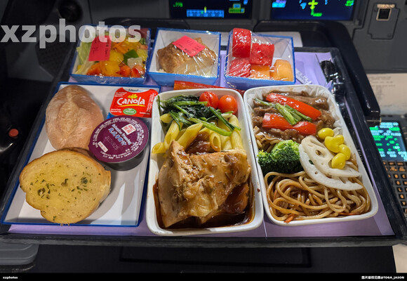 澳门航空 澳门-台北桃园机长餐食