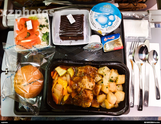 SQ807 北京首都国际机场-新加坡樟宜国际机场 经济舱餐食（迷迭香烤鸡）