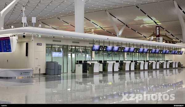 XIY值机柜台D岛
