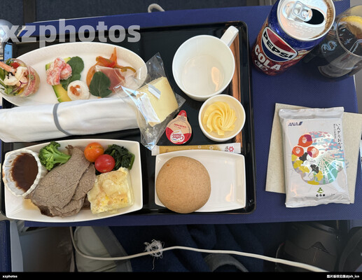 全日空NH862（首尔金浦-东京羽田）商务舱餐食