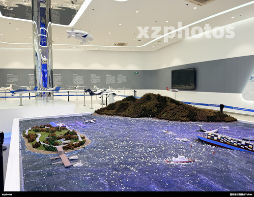 珠海金湾爱飞客航空科普教育基地模型展区