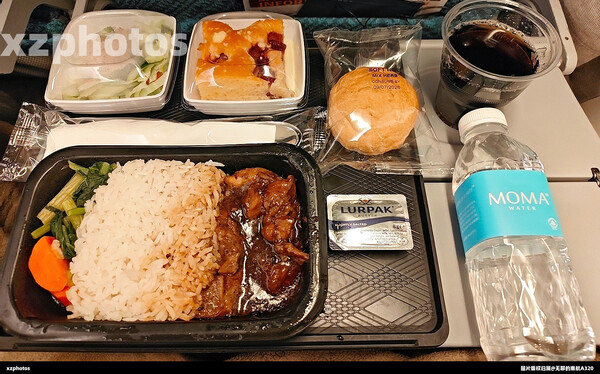 新加坡航空SQ800 新加坡—北京 经济舱餐食