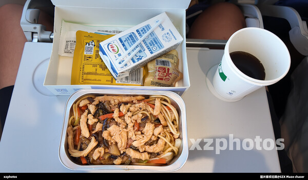 7月13日ZH9321深圳-银川经济舱餐食