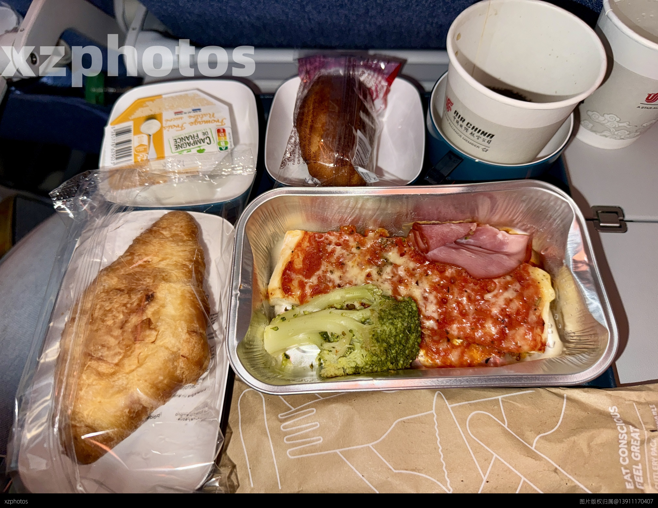国航欧洲航线餐食