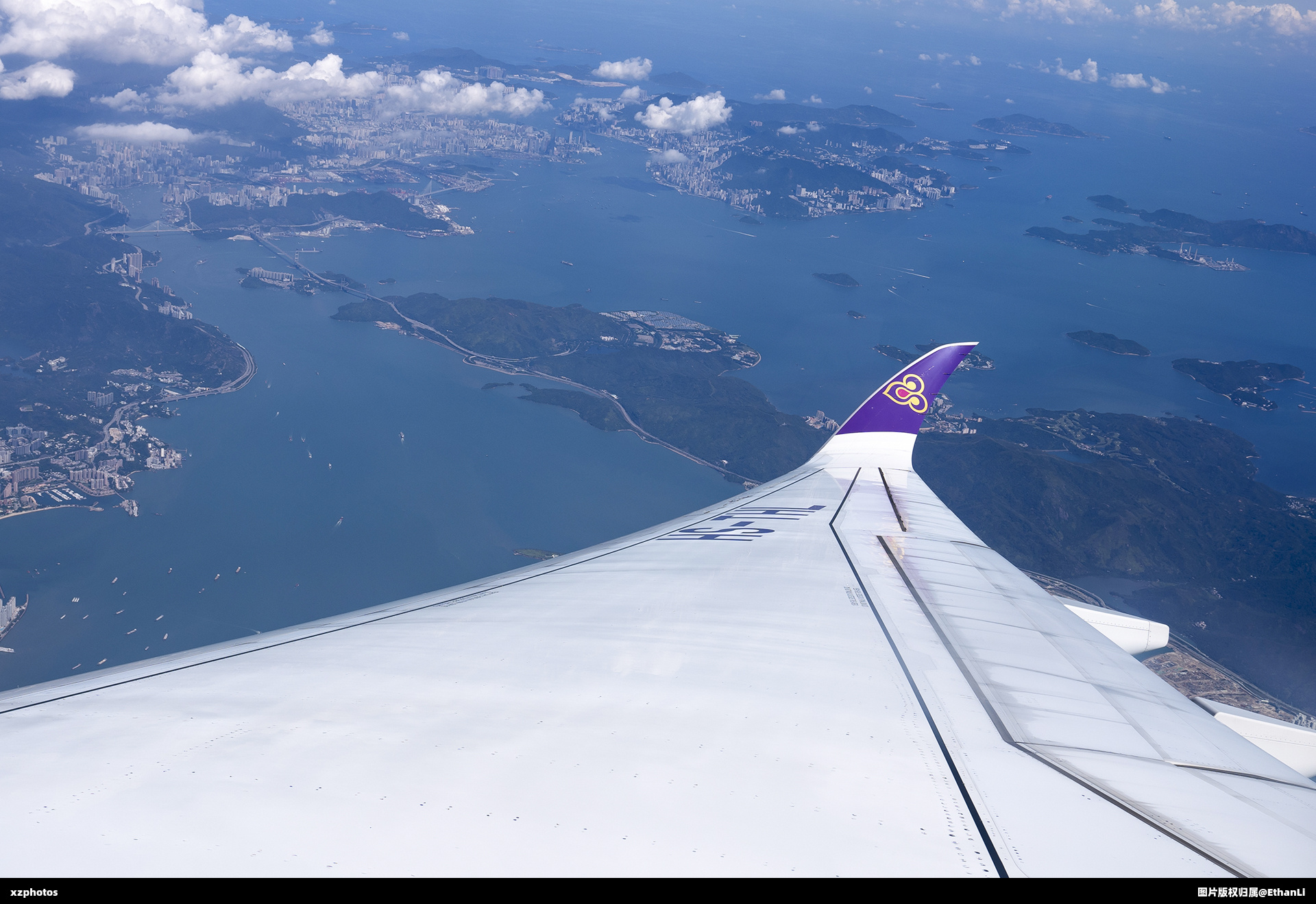 香港上空