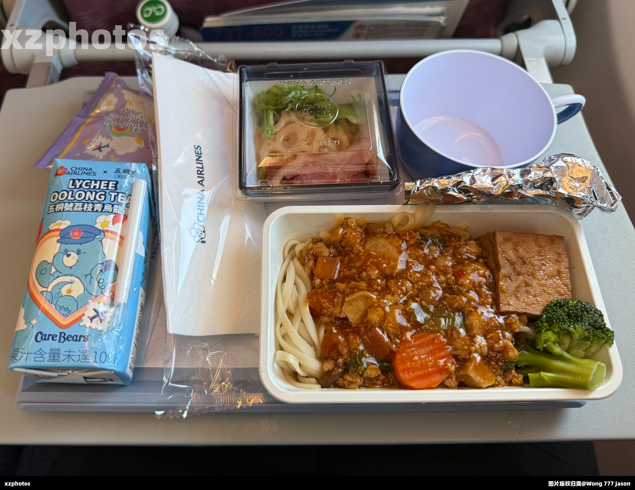 华航CI915 台北-香港(台港线下午班)经济舱餐食