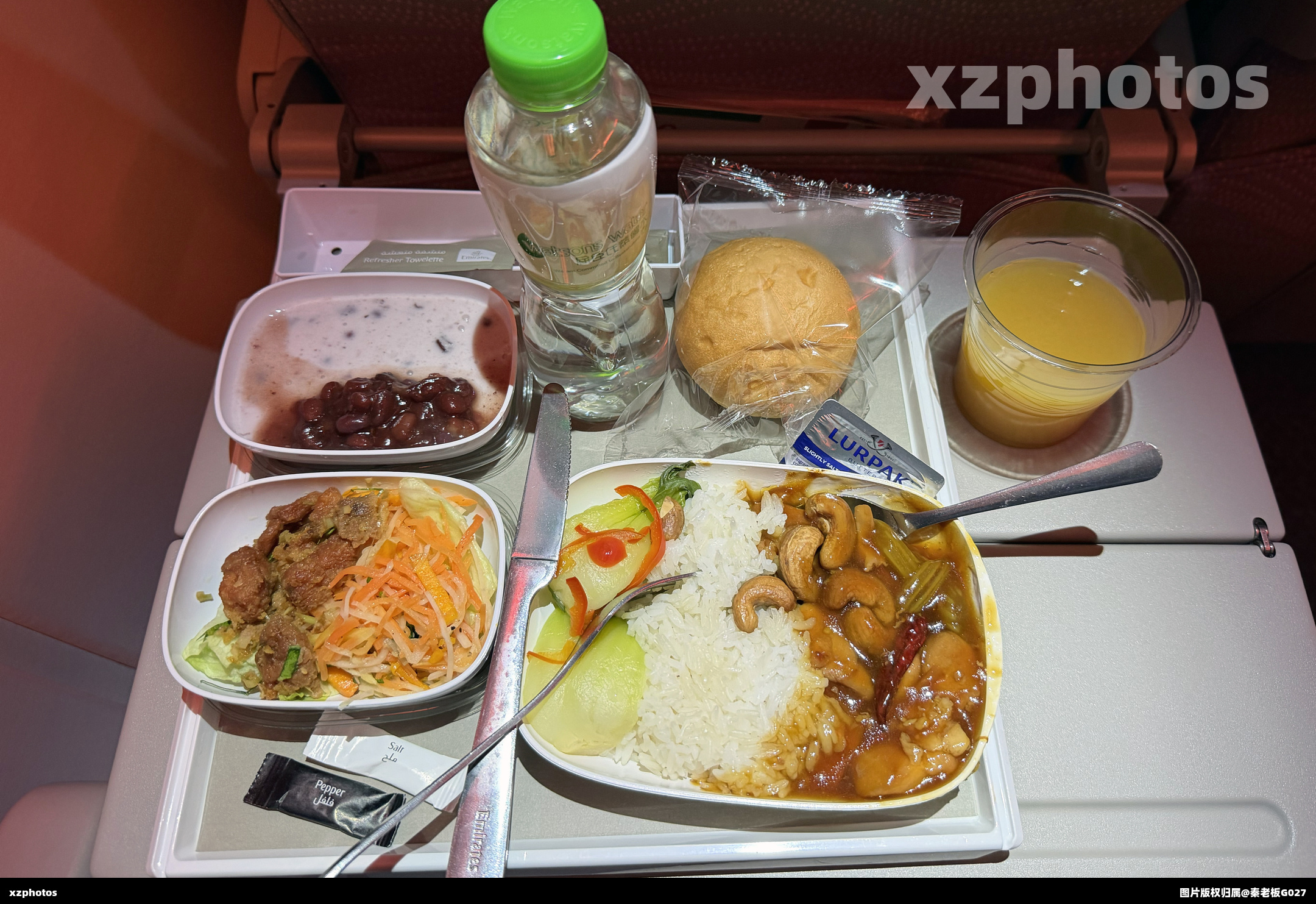 EK385 香港-素万那普 经济舱餐食