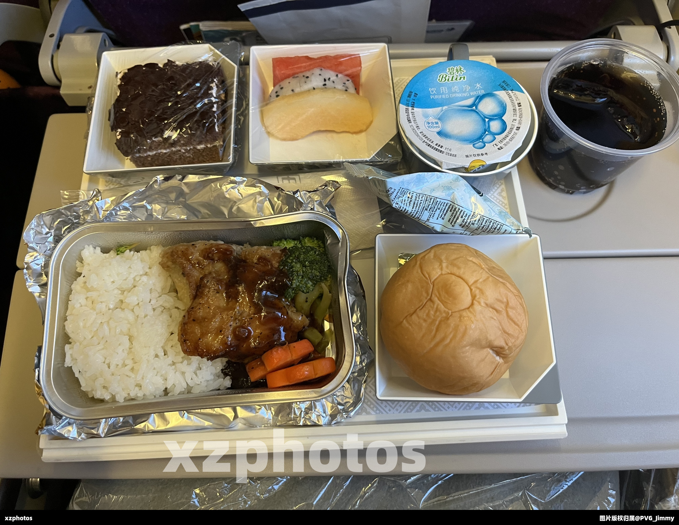 MH389 上海-吉隆坡经济舱餐食