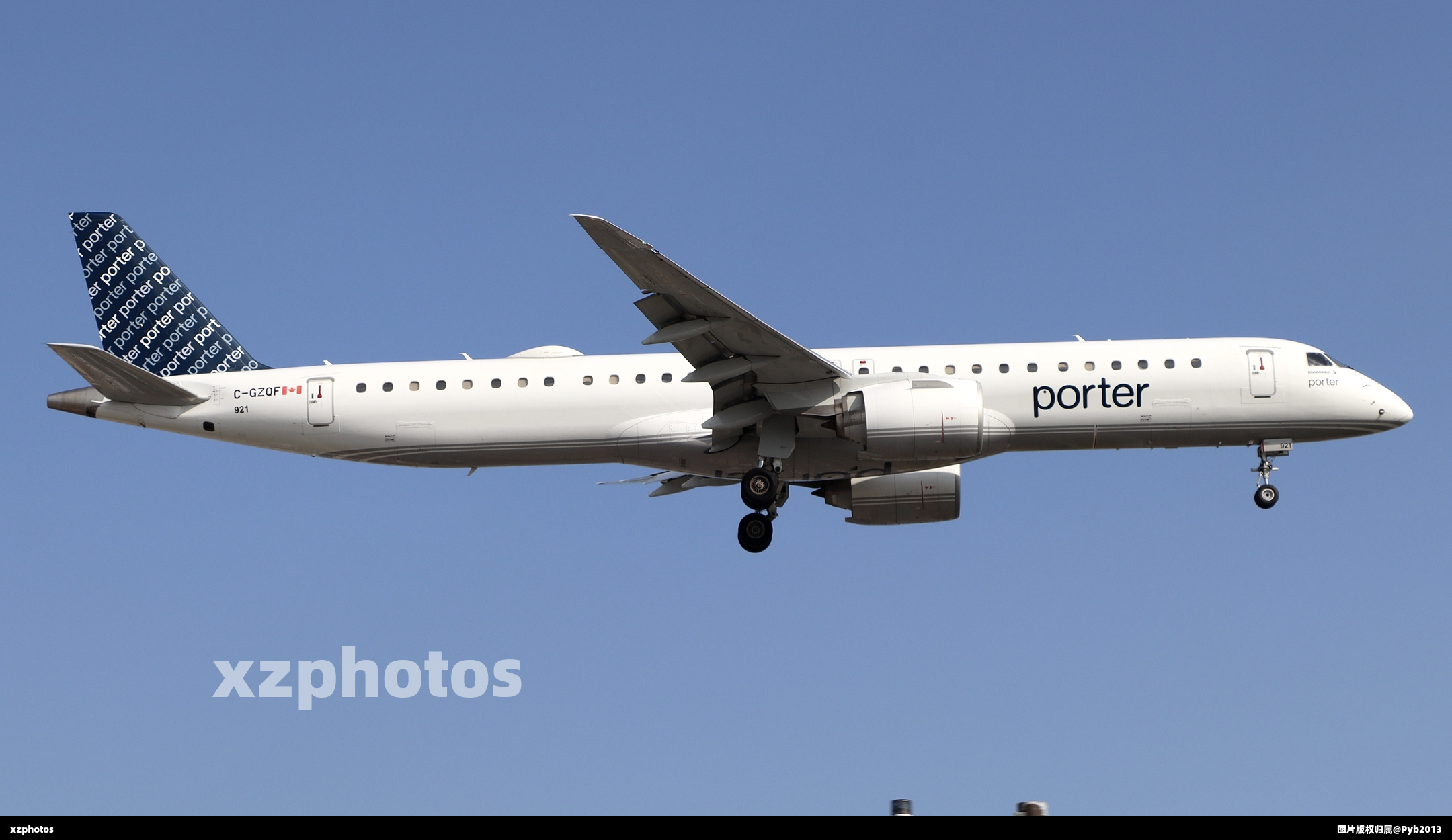 porter航空的E190