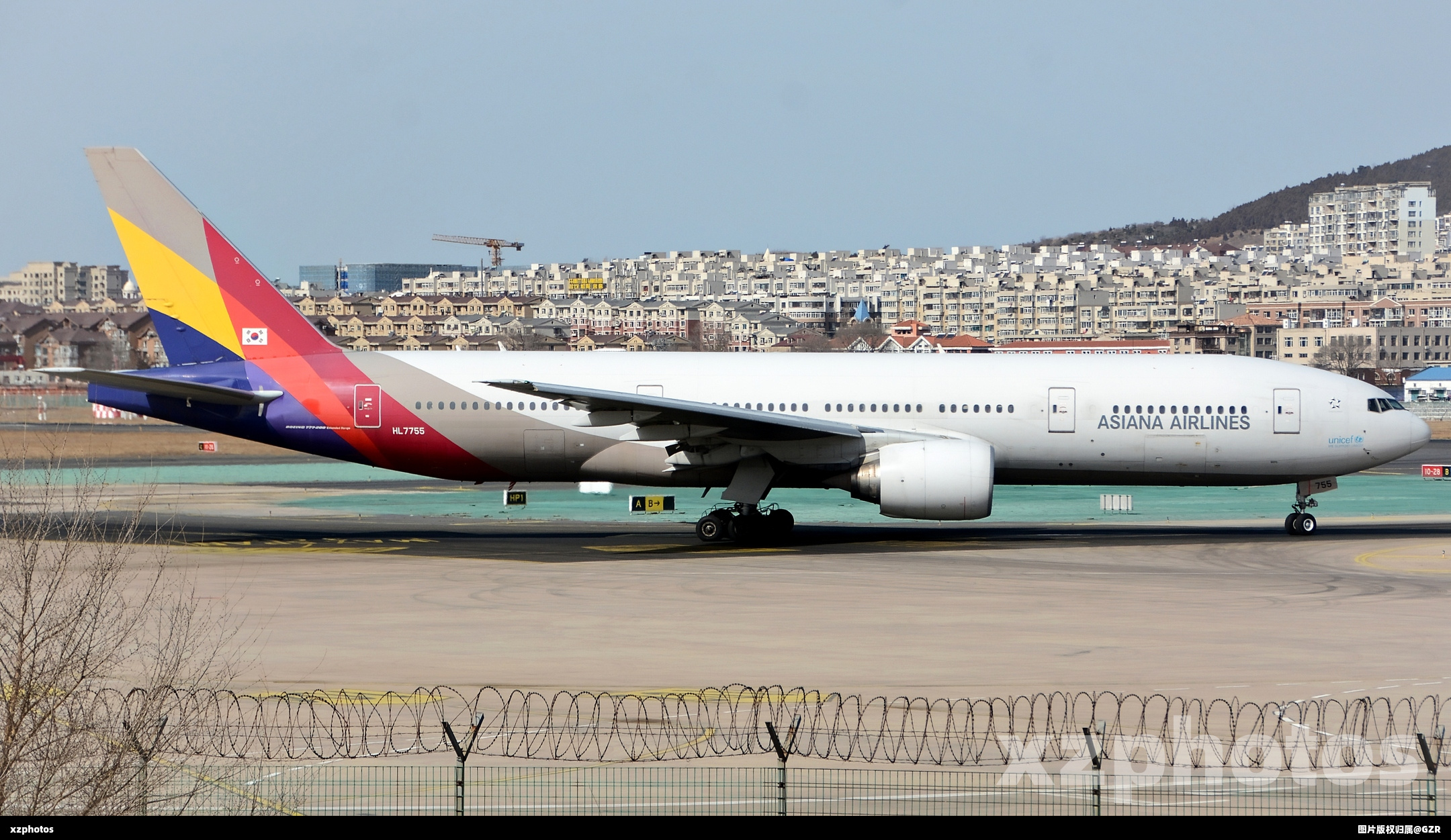 韩亚航空B772