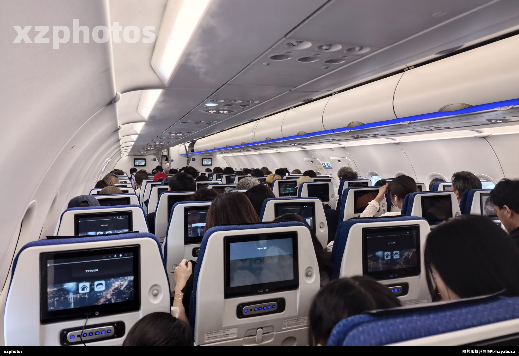 全日空A320客舱