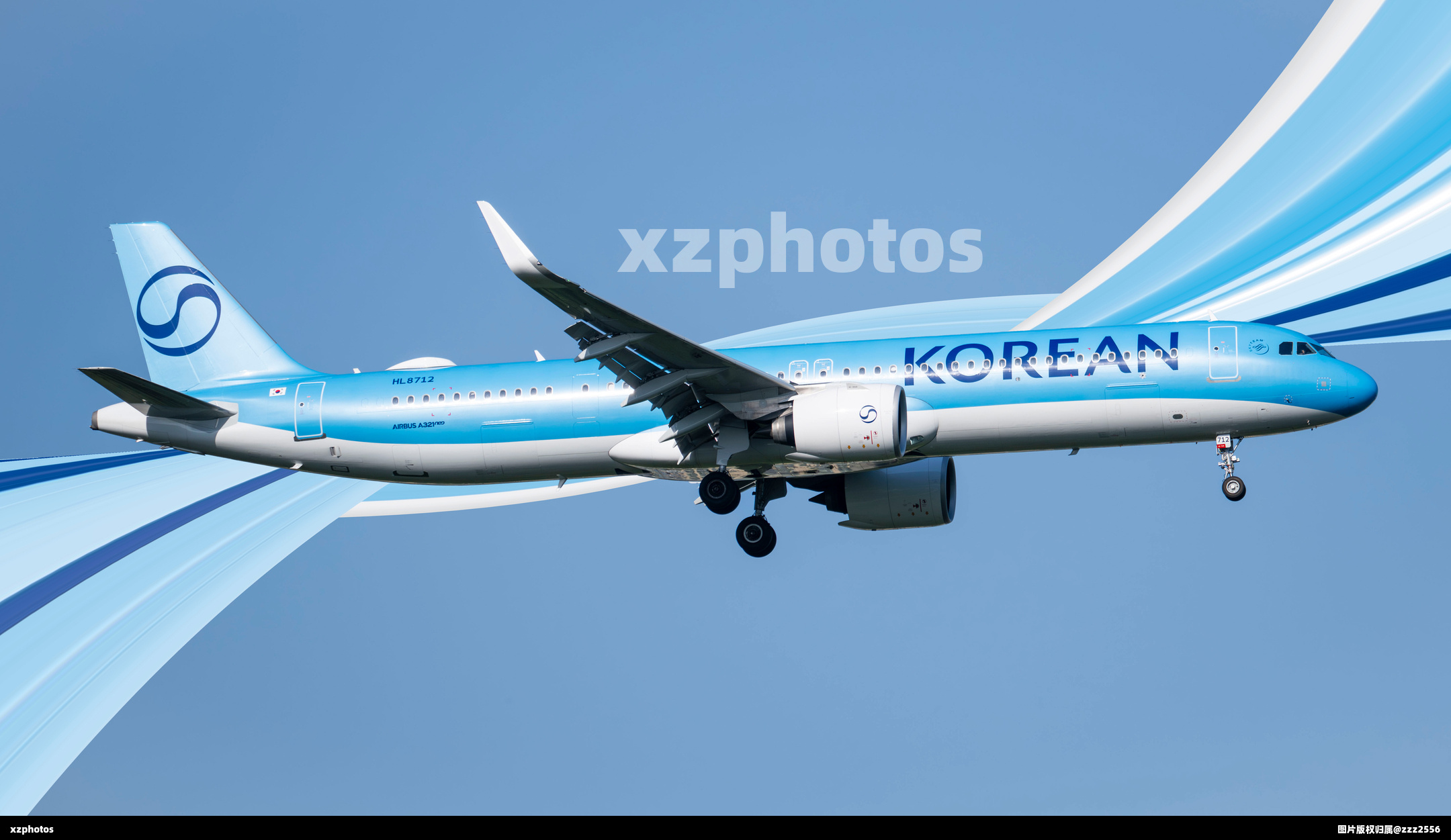 大韩航空321neo新涂装风格图
