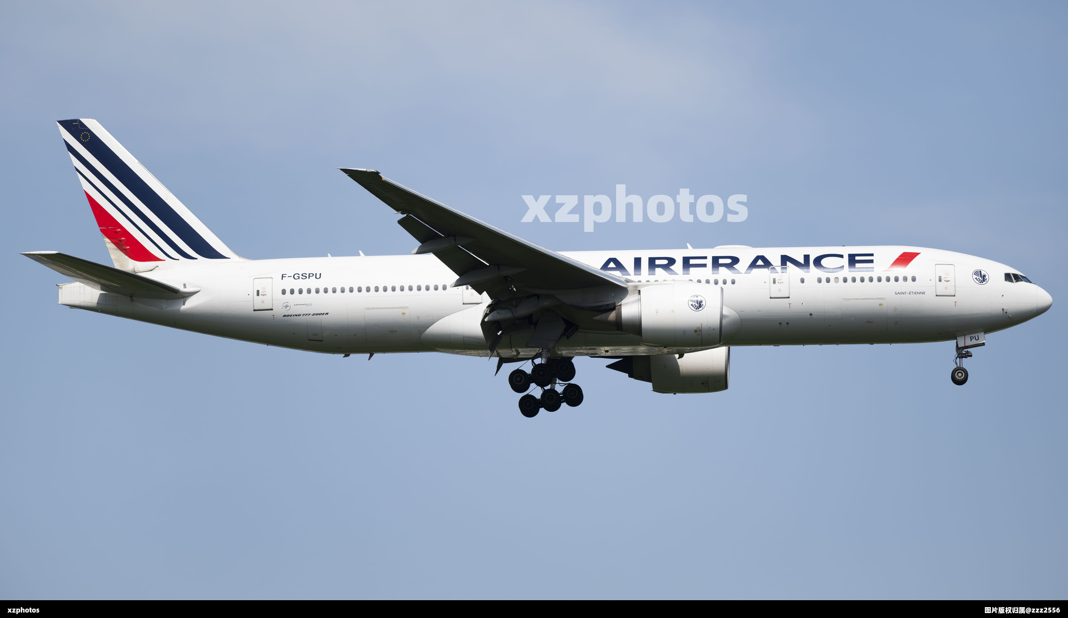 法航777落地PEK